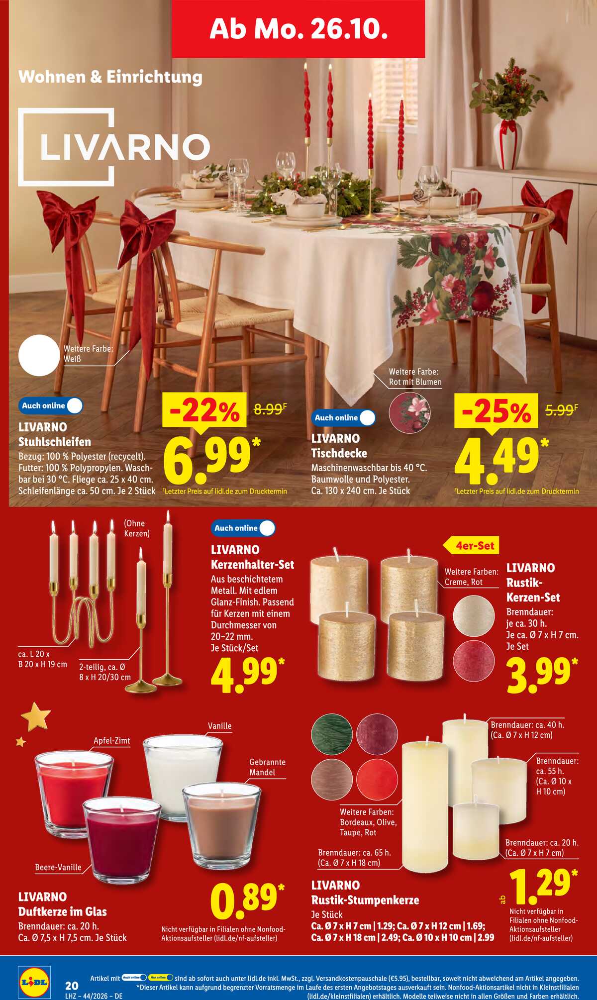 Leták Lidl Německo 26.10.-31.10.2026 strana 38