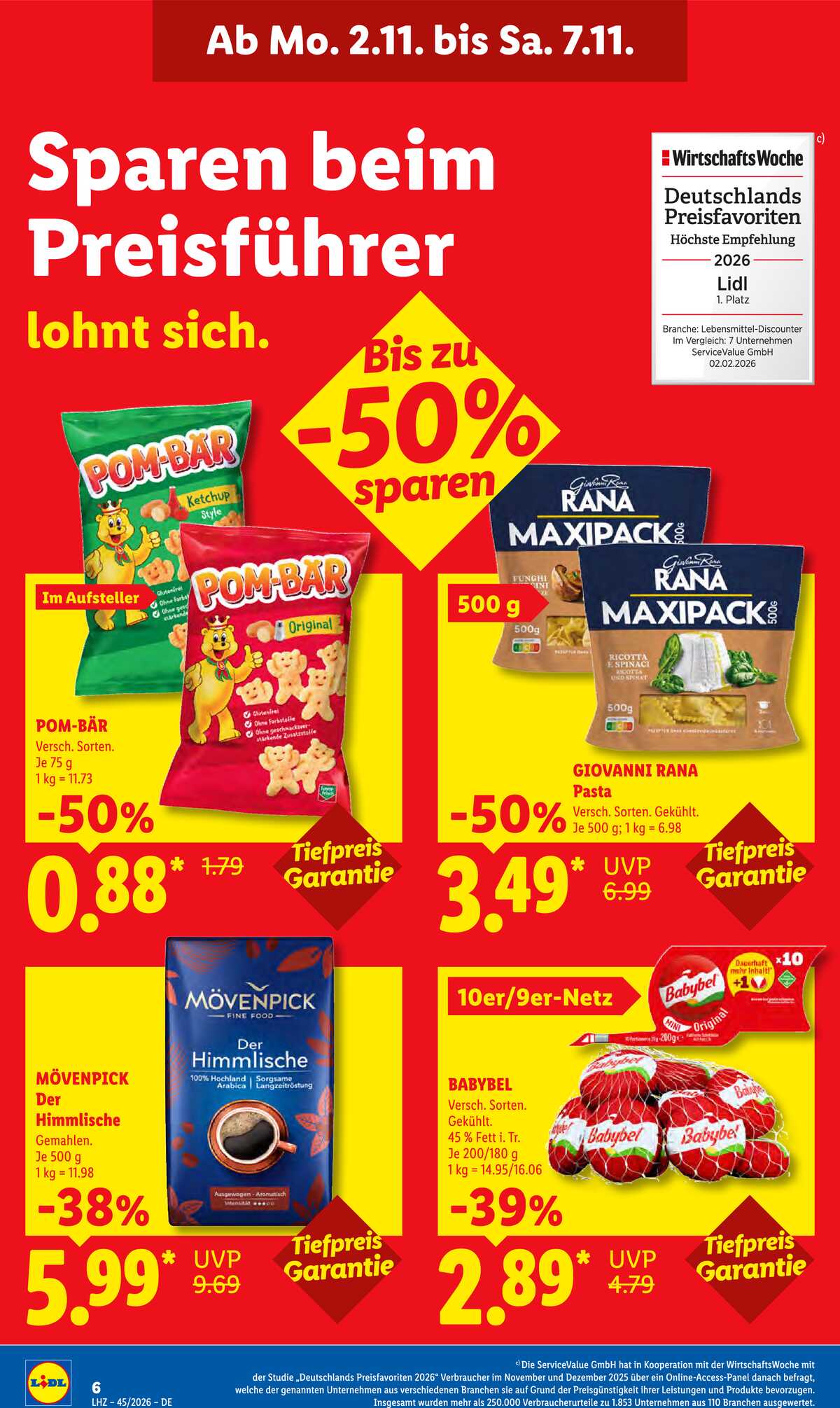 Leták Lidl Německo 2.11.-7.11.2026 strana 12