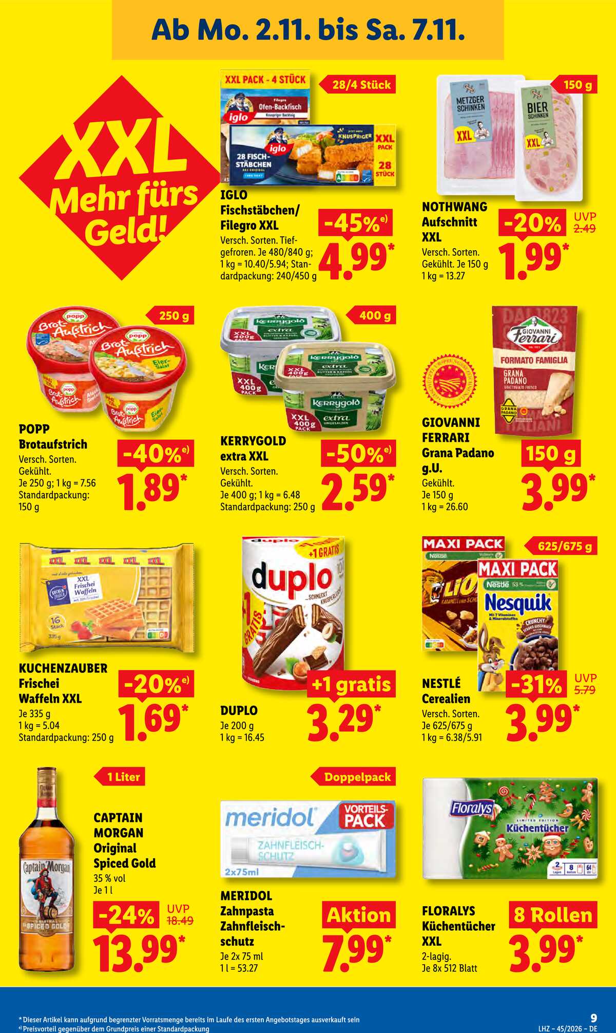 Leták Lidl Německo 2.11.-7.11.2026 strana 15