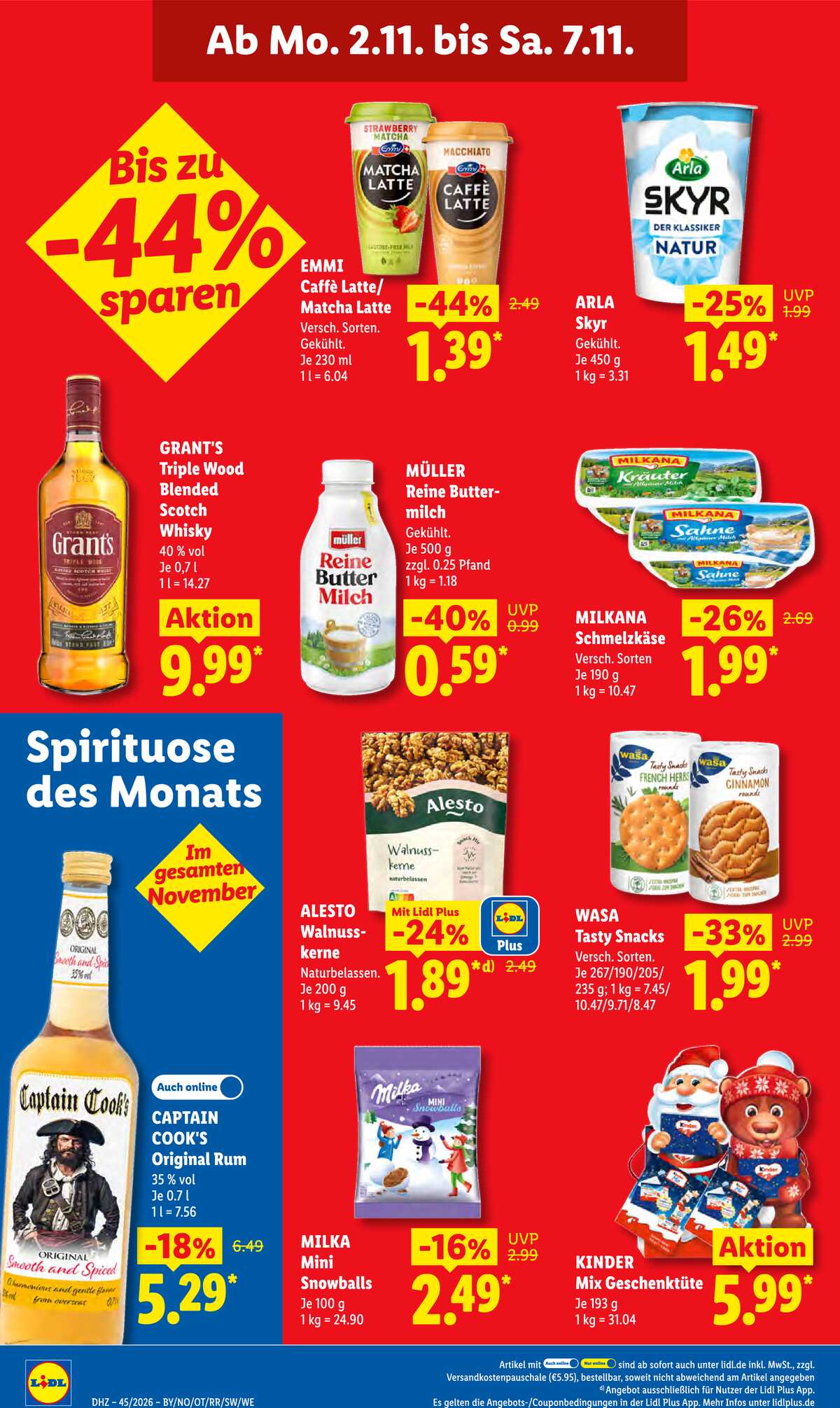 Leták Lidl Německo 2.11.-7.11.2026 strana 16