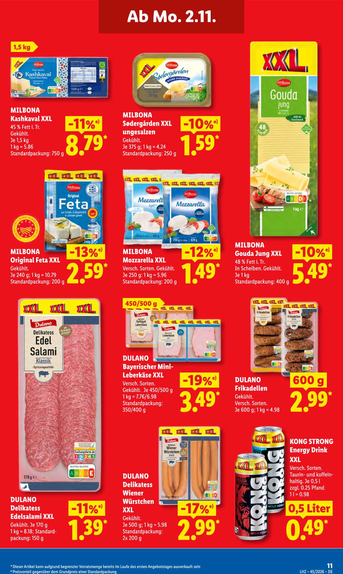 Leták Lidl Německo 2.11.-7.11.2026 strana 19