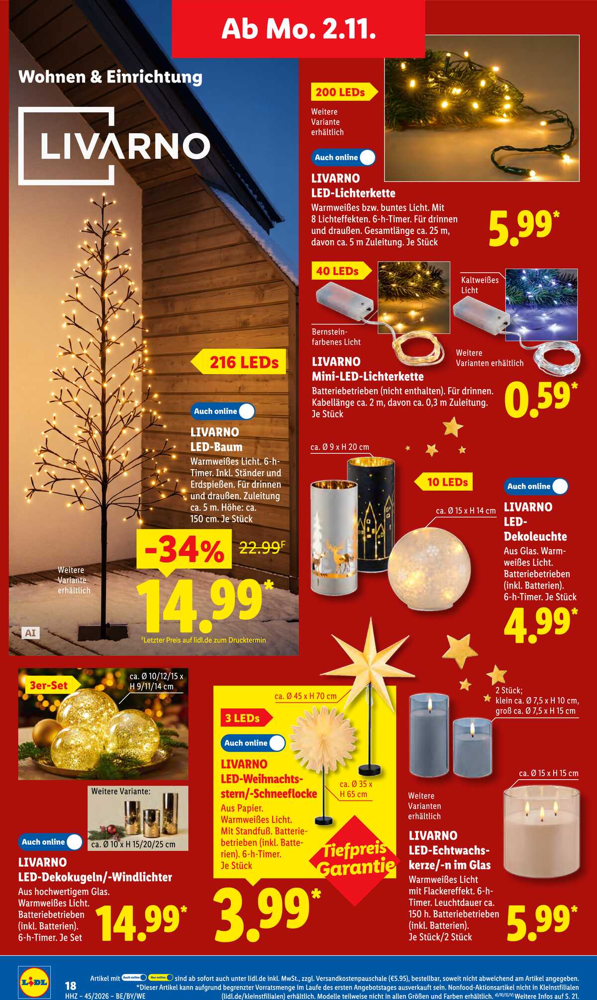 Leták Lidl Německo 2.11.-7.11.2026 strana 34
