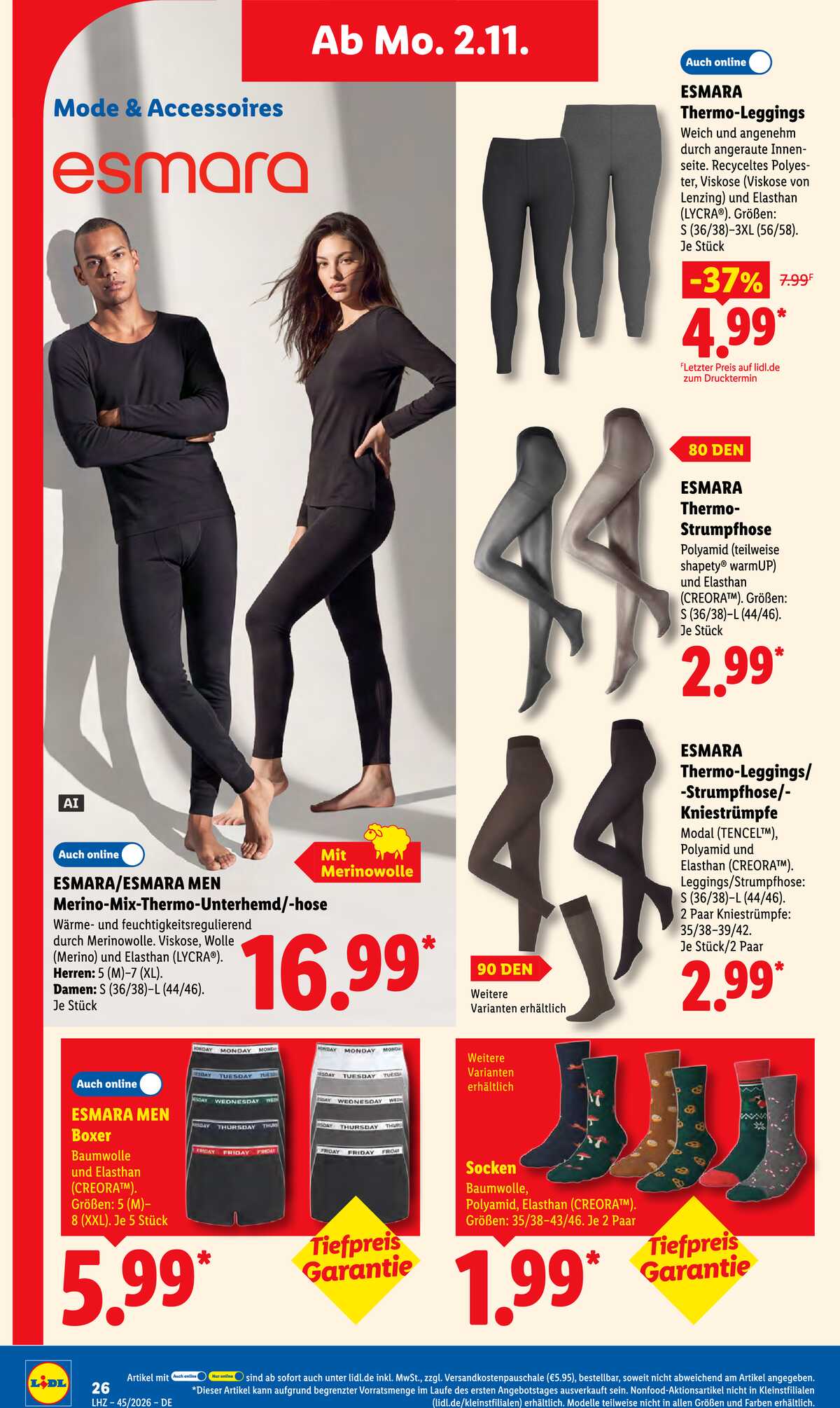 Leták Lidl Německo 2.11.-7.11.2026 strana 42