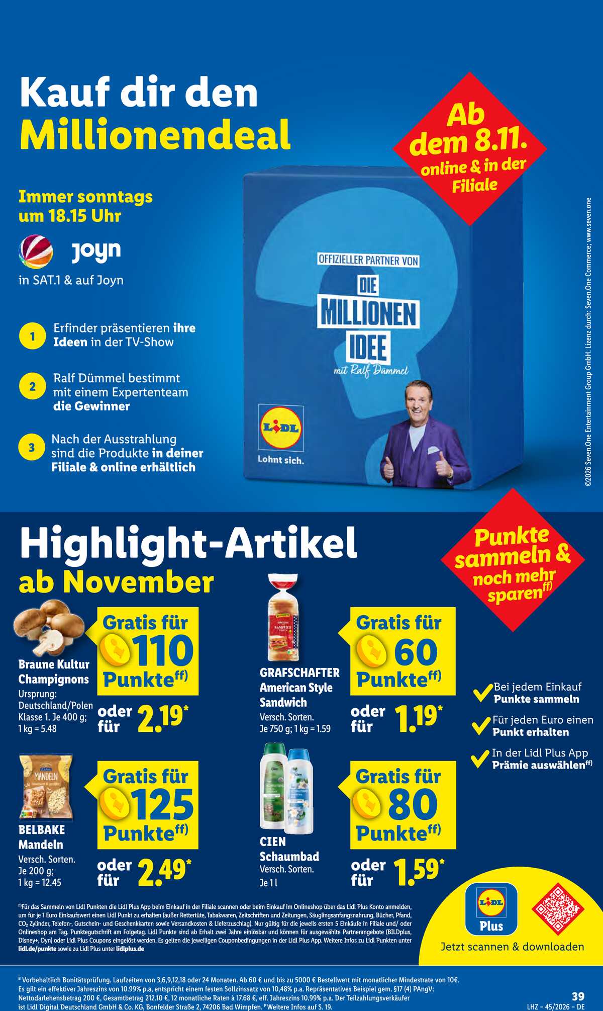 Leták Lidl Německo 2.11.-7.11.2026 strana 45