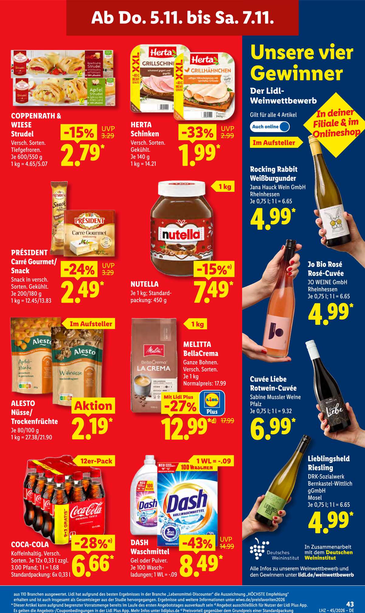 Leták Lidl Německo 2.11.-7.11.2026 strana 63