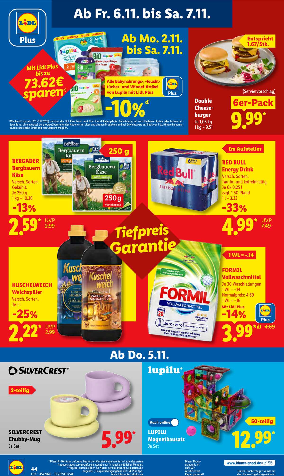 Leták Lidl Německo 2.11.-7.11.2026 strana 72