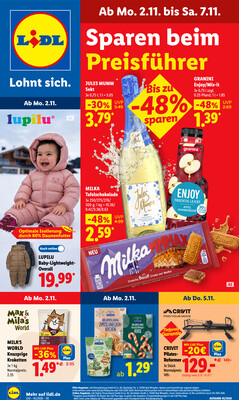 Leták Lidl Německo 2.11.-7.11.2026