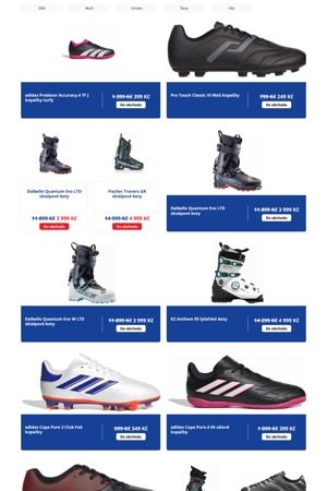 Intersport Boty - 26. 10. 2026