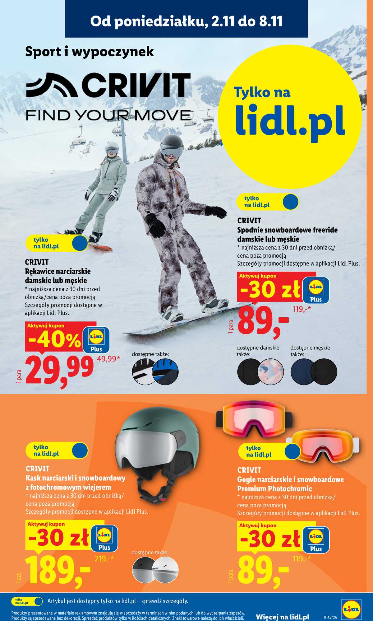 Leták Lidl Polsko 2.11.-8.11.2026 - Katalog strana 16
