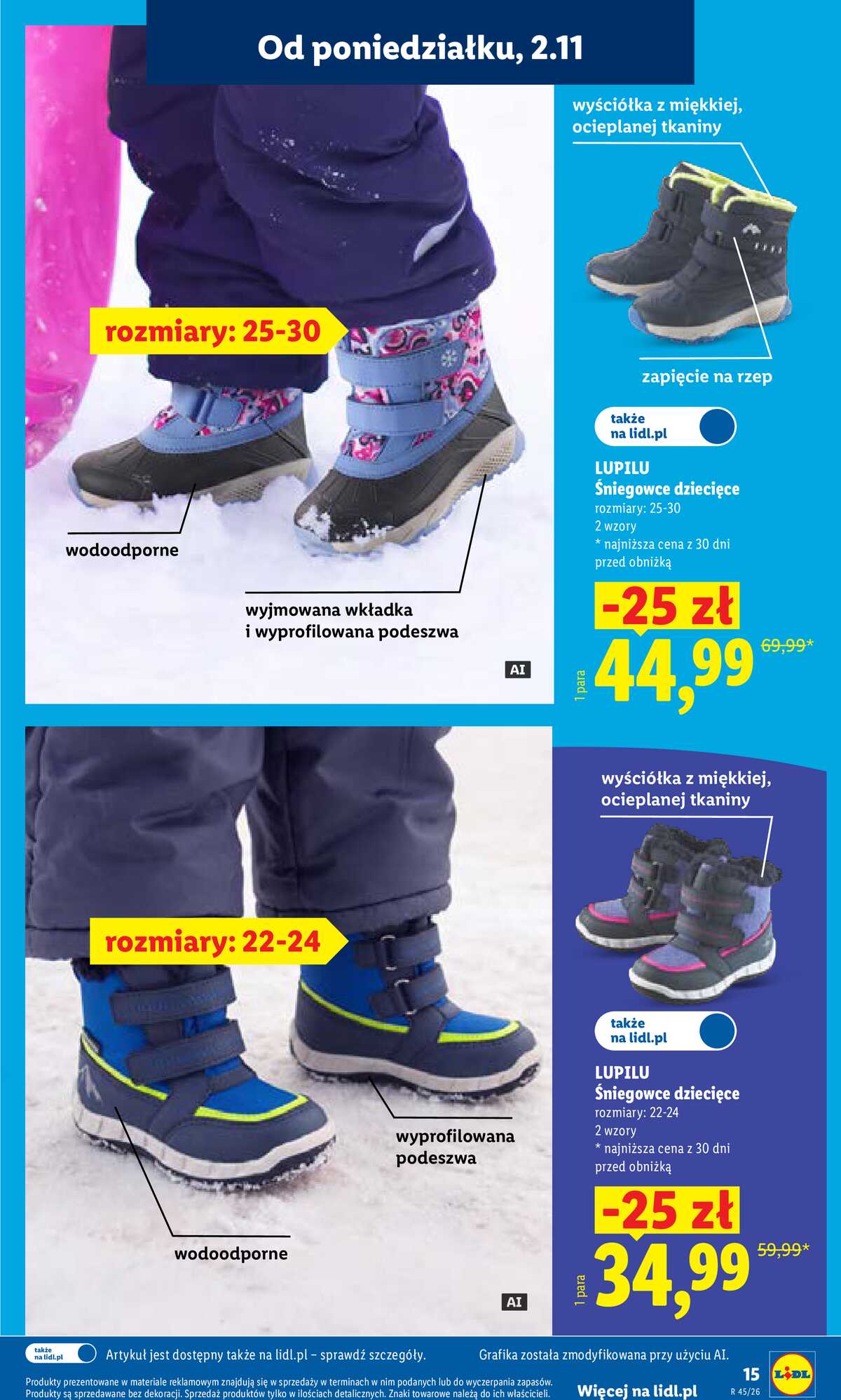Leták Lidl Polsko 2.11.-8.11.2026 - Katalog strana 19