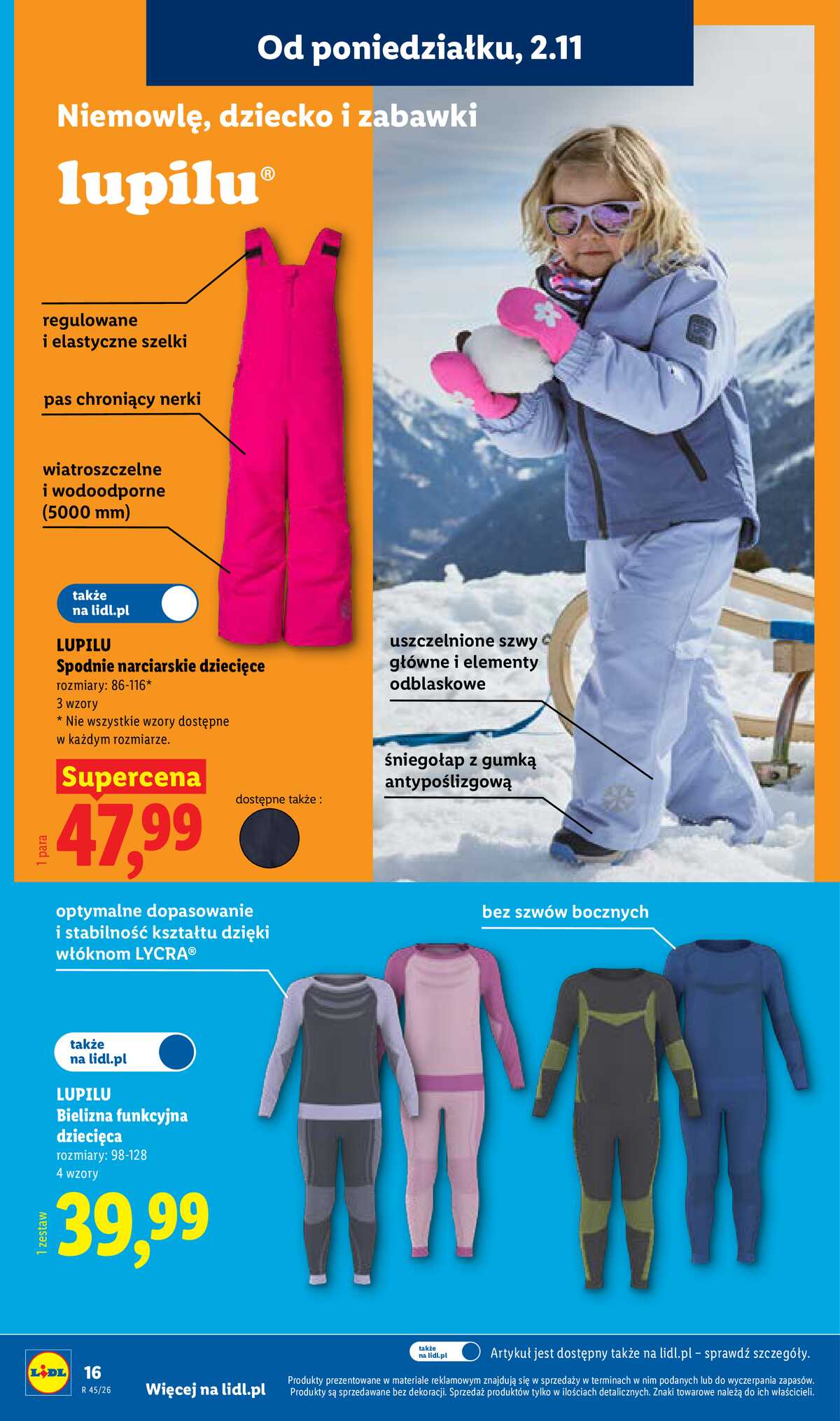 Leták Lidl Polsko 2.11.-8.11.2026 - Katalog strana 20