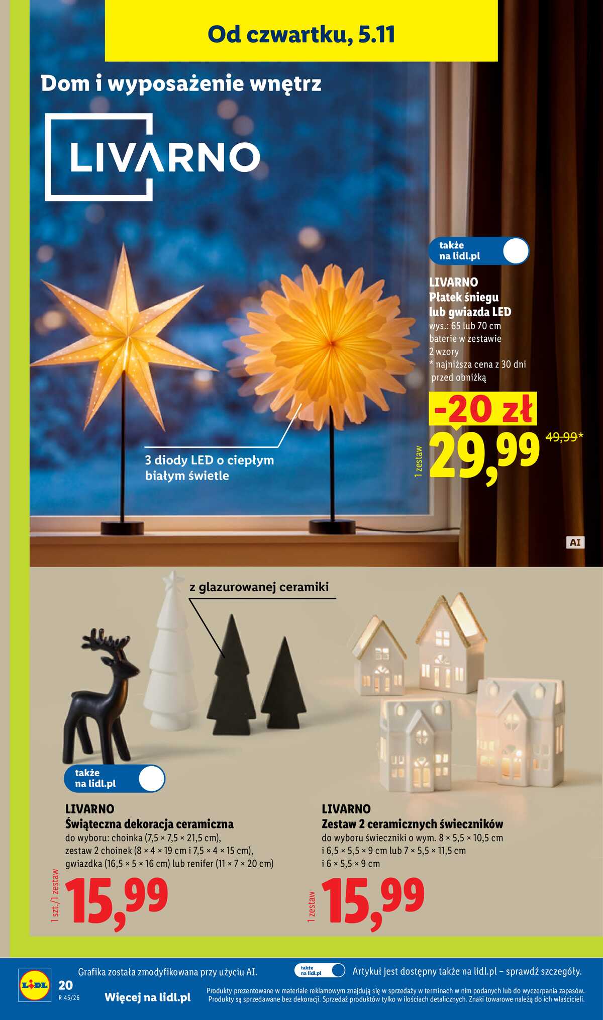 Leták Lidl Polsko 2.11.-8.11.2026 - Katalog strana 26