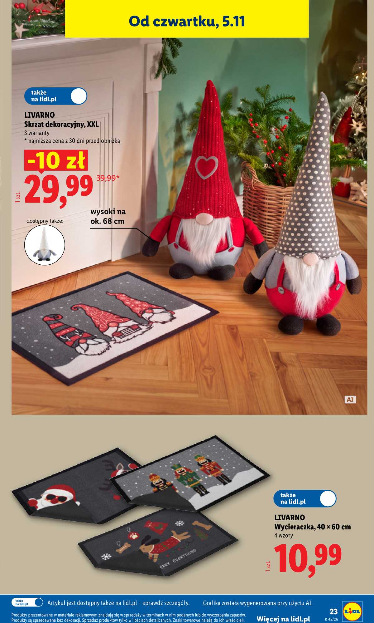 Leták Lidl Polsko 2.11.-8.11.2026 - Katalog strana 29