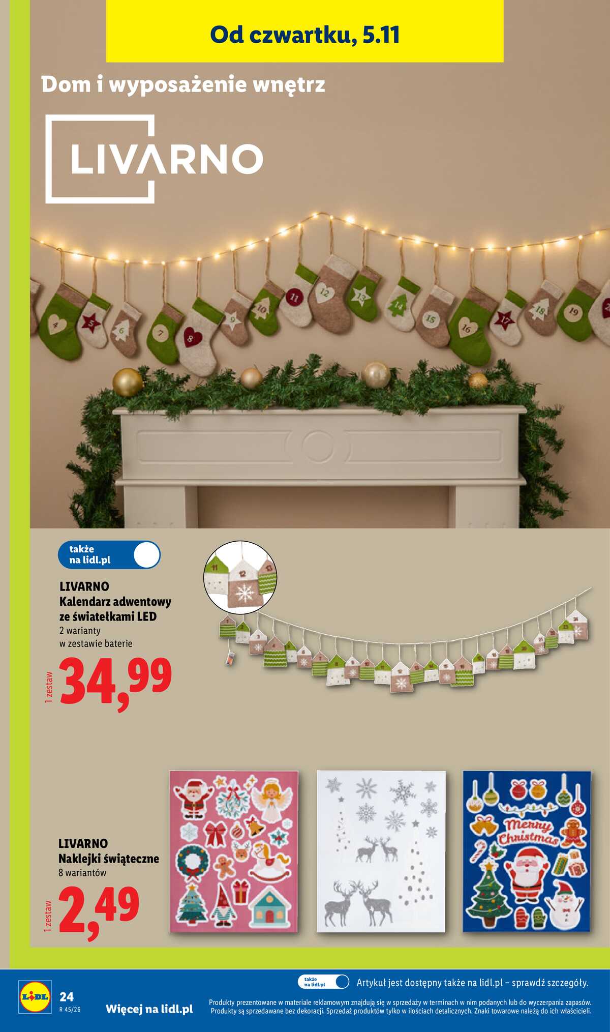 Leták Lidl Polsko 2.11.-8.11.2026 - Katalog strana 30