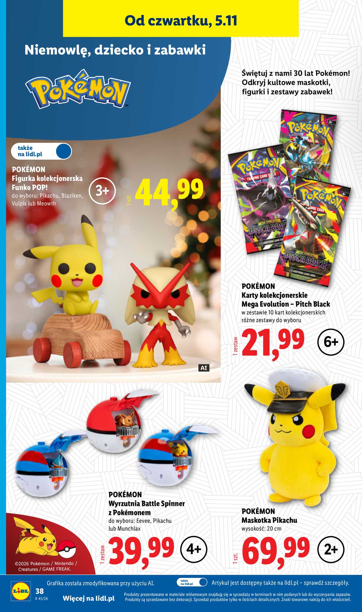 Leták Lidl Polsko 2.11.-8.11.2026 - Katalog strana 44