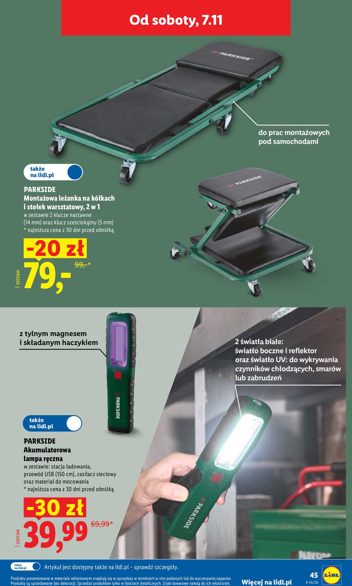 Leták Lidl Polsko 2.11.-8.11.2026 - Katalog strana 55