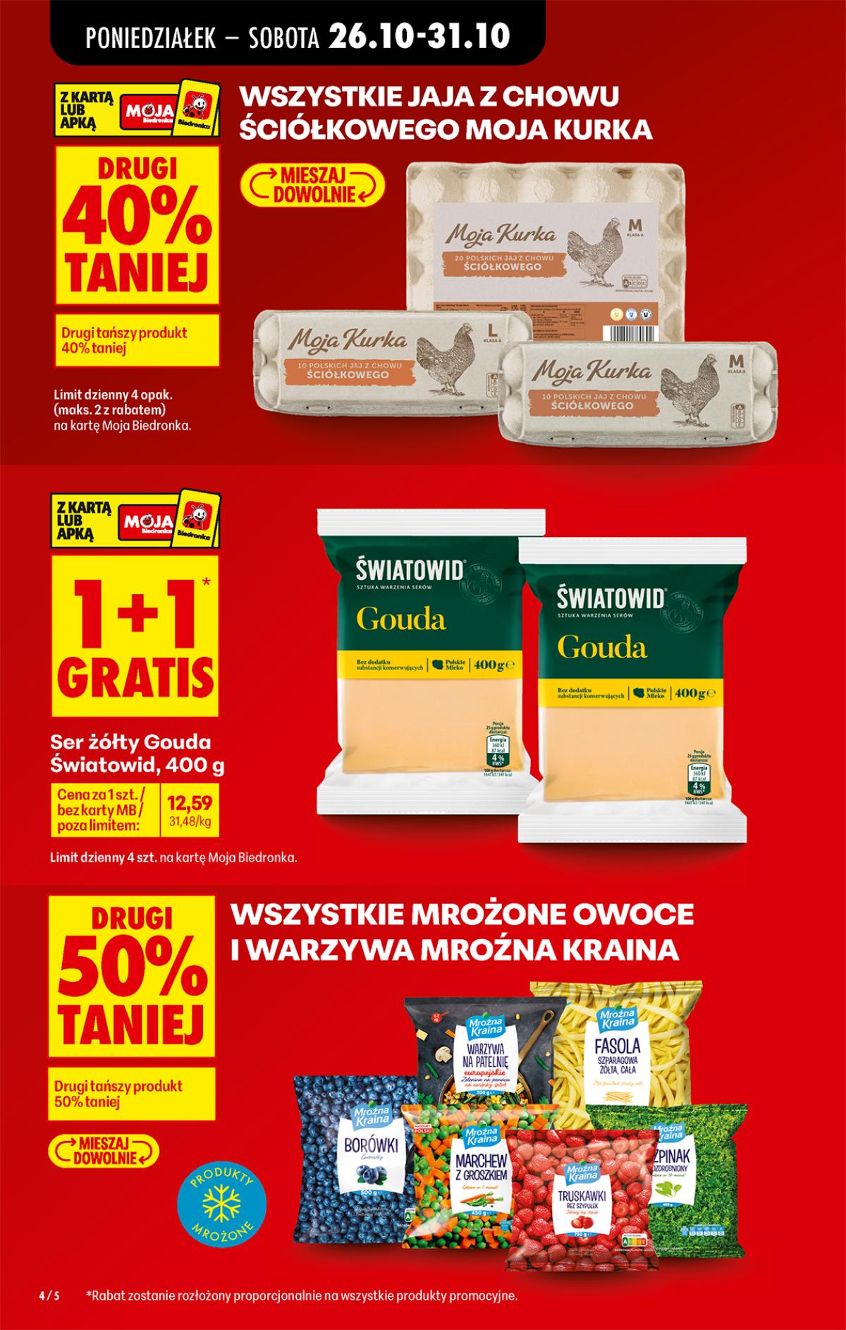 Leták Biedronka Polsko 26.10.-1.11.2026 strana 4