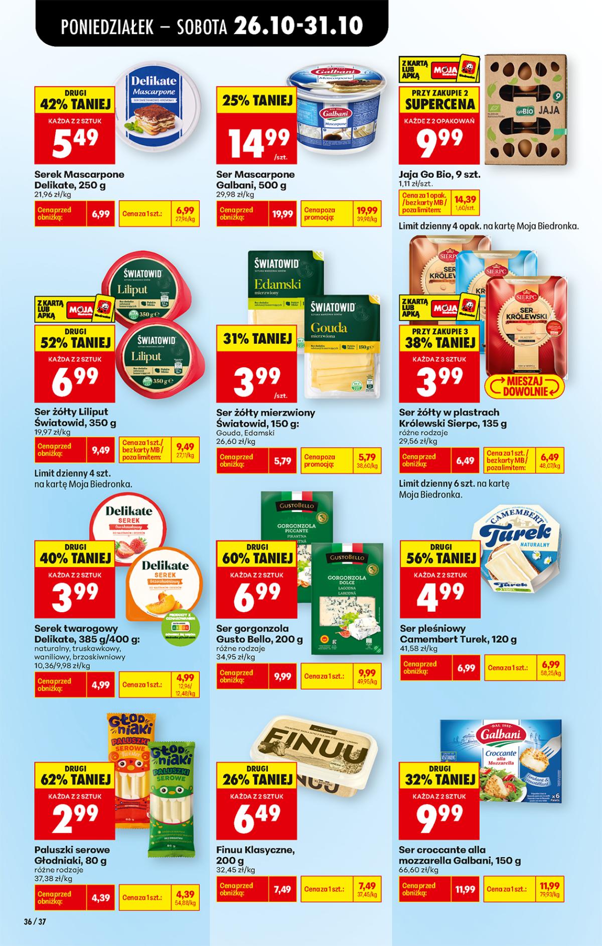 Leták Biedronka Polsko 26.10.-1.11.2026 strana 54
