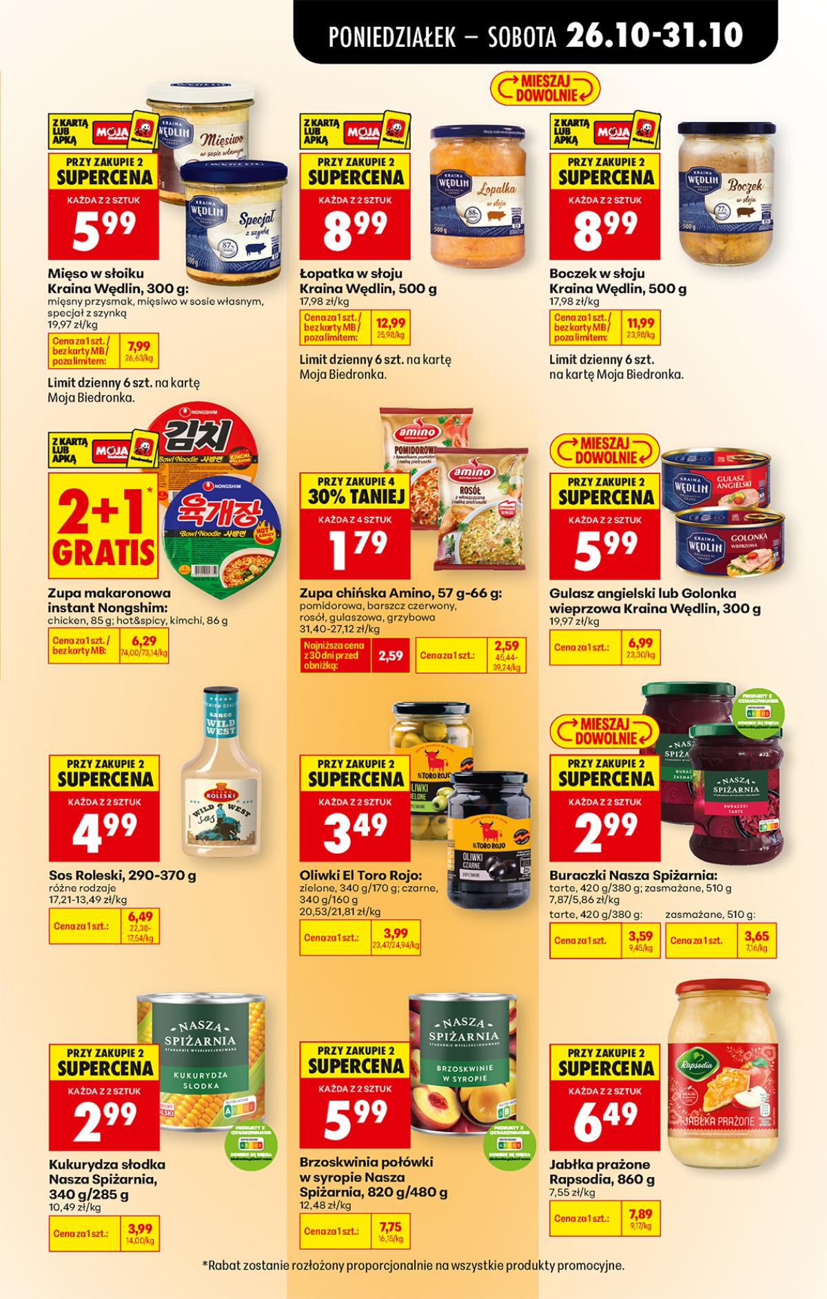 Leták Biedronka Polsko 26.10.-1.11.2026 strana 63