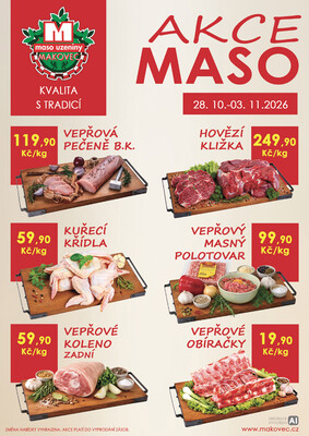 MAKOVEC a.s. – maso uzeniny : 5 letáků
