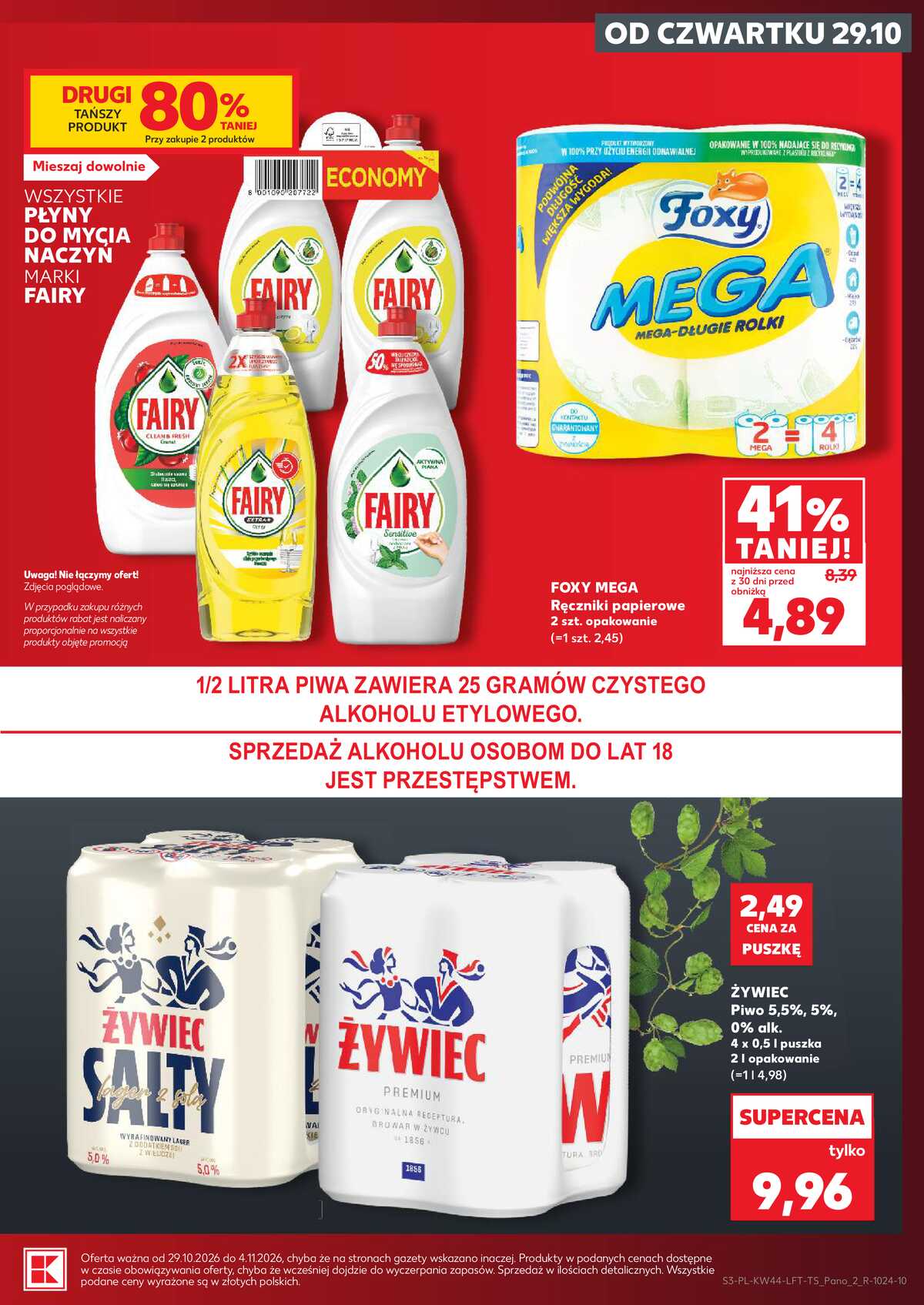 Leták Kaufland Polsko 29.10.-4.11.2026 - Týdenní zpravodaj strana 3