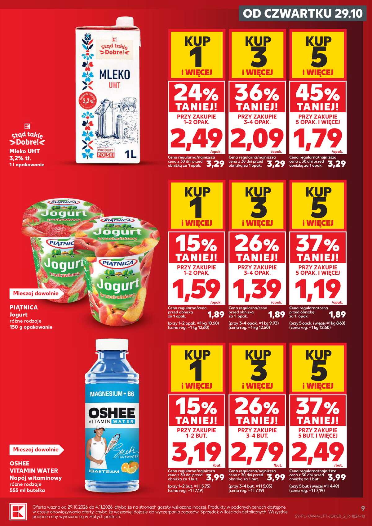 Leták Kaufland Polsko 29.10.-4.11.2026 - Týdenní zpravodaj strana 9