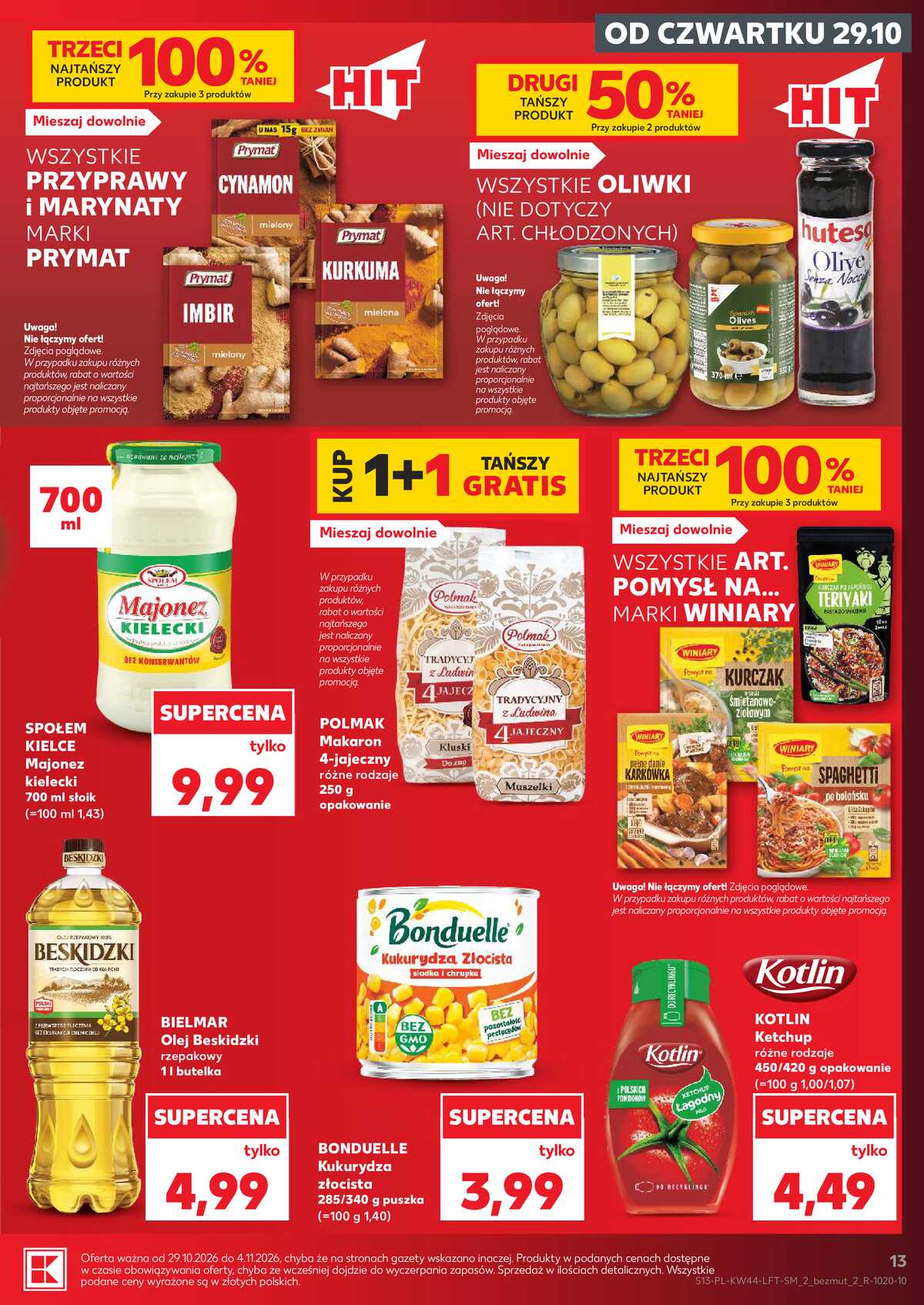 Leták Kaufland Polsko 29.10.-4.11.2026 - Týdenní zpravodaj strana 13