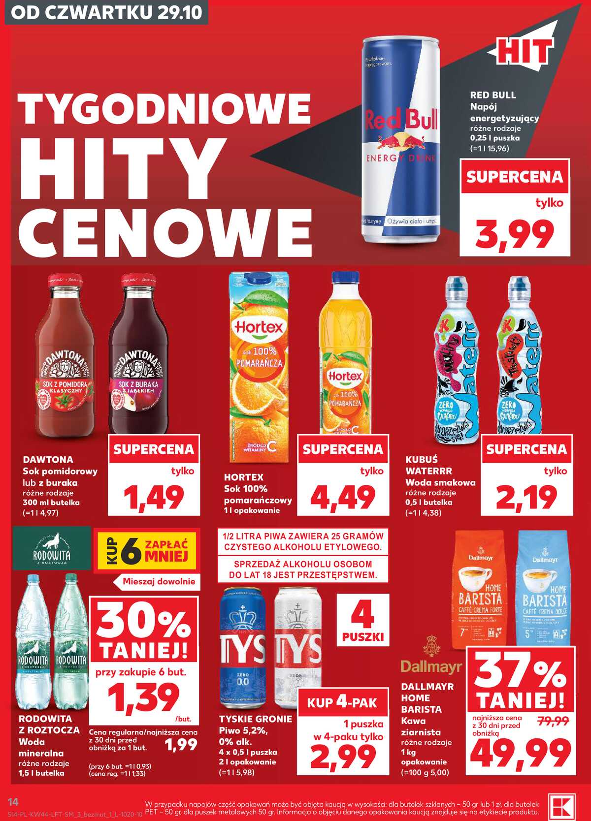 Leták Kaufland Polsko 29.10.-4.11.2026 - Týdenní zpravodaj strana 14