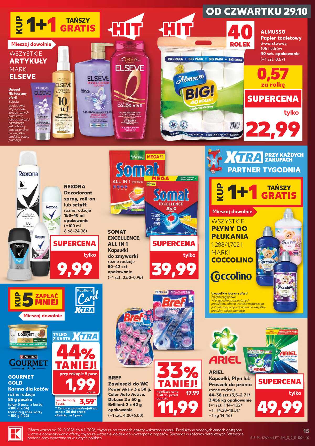 Leták Kaufland Polsko 29.10.-4.11.2026 - Týdenní zpravodaj strana 15