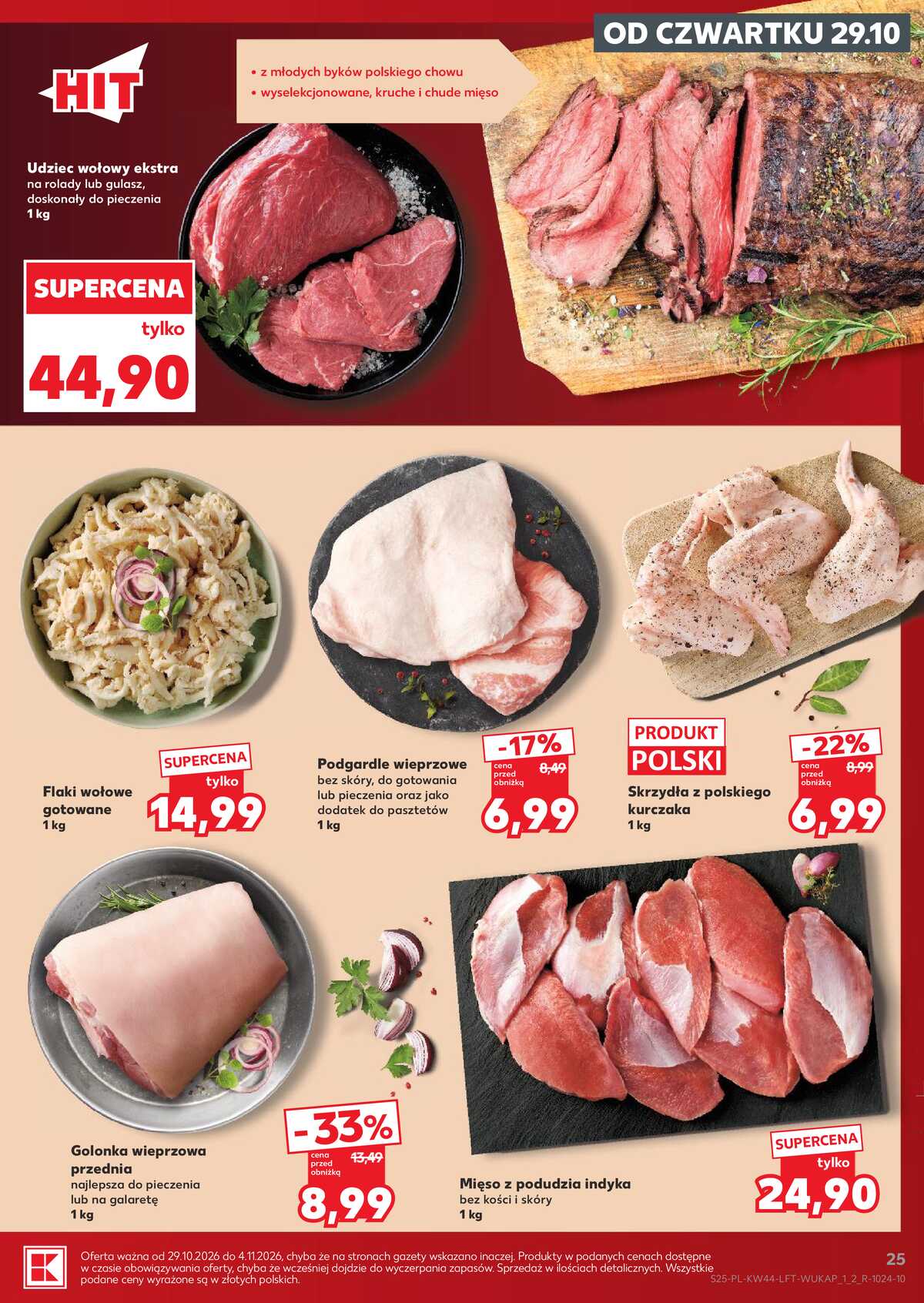 Leták Kaufland Polsko 29.10.-4.11.2026 - Týdenní zpravodaj strana 25