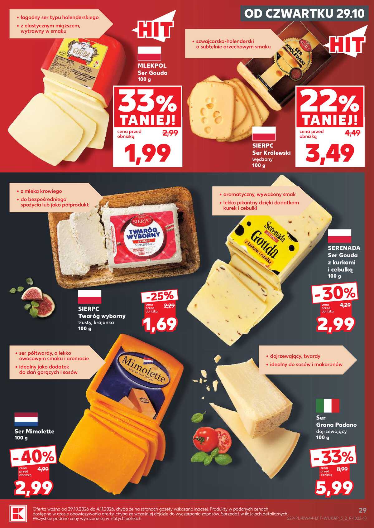 Leták Kaufland Polsko 29.10.-4.11.2026 - Týdenní zpravodaj strana 29