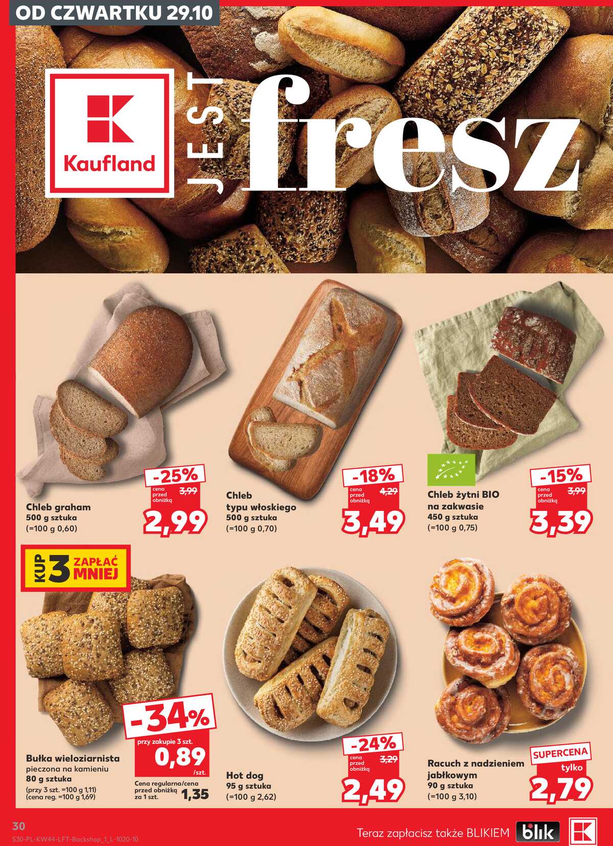 Leták Kaufland Polsko 29.10.-4.11.2026 - Týdenní zpravodaj strana 30