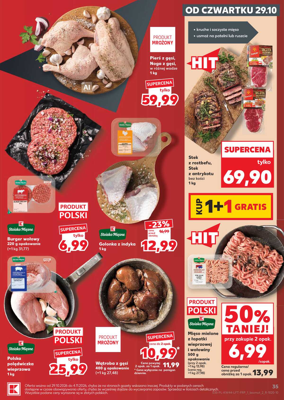 Leták Kaufland Polsko 29.10.-4.11.2026 - Týdenní zpravodaj strana 35