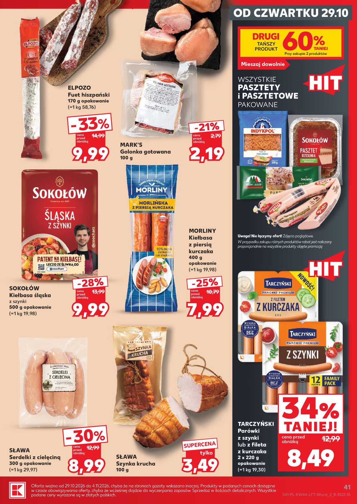 Leták Kaufland Polsko 29.10.-4.11.2026 - Týdenní zpravodaj strana 41