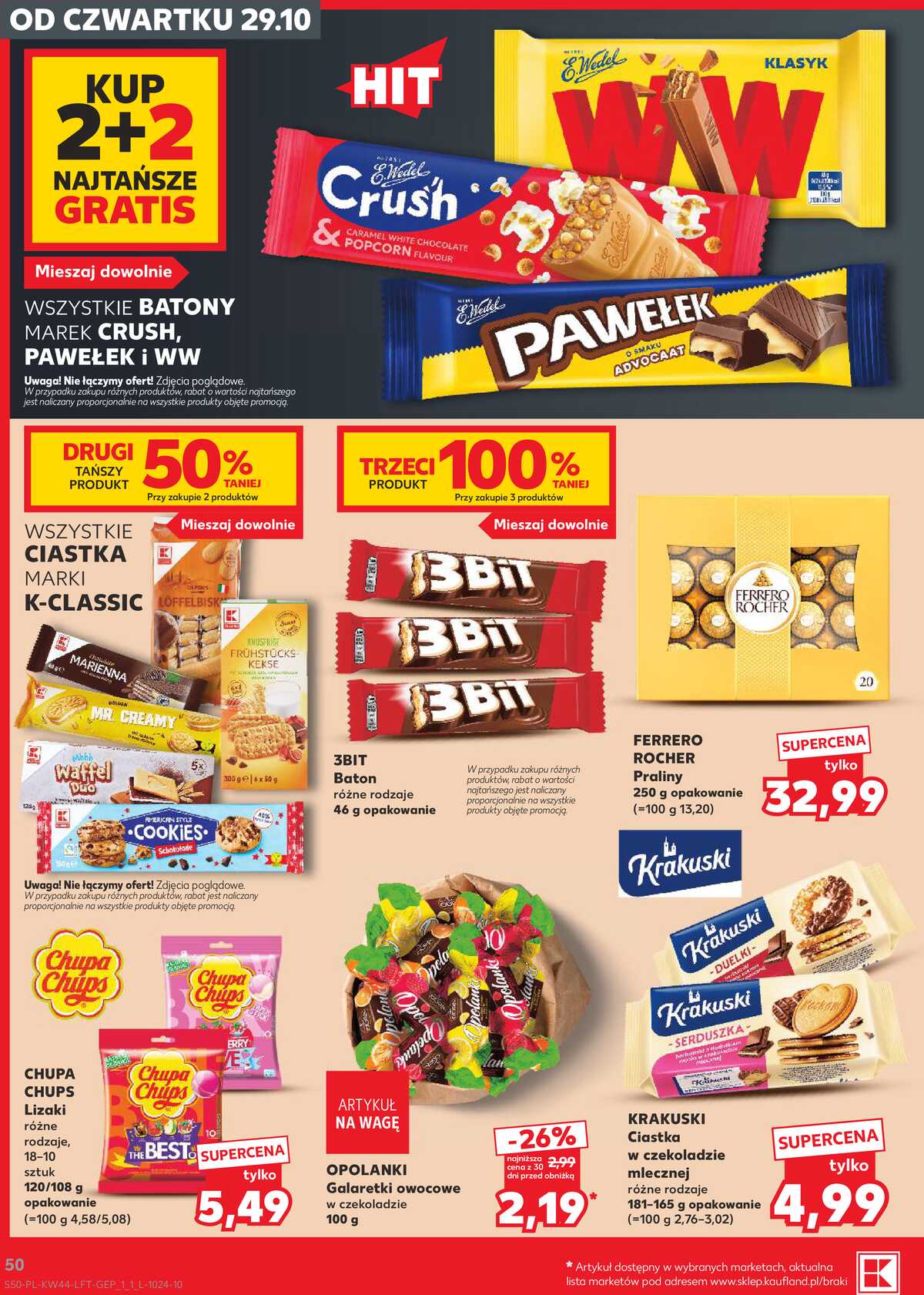 Leták Kaufland Polsko 29.10.-4.11.2026 - Týdenní zpravodaj strana 50