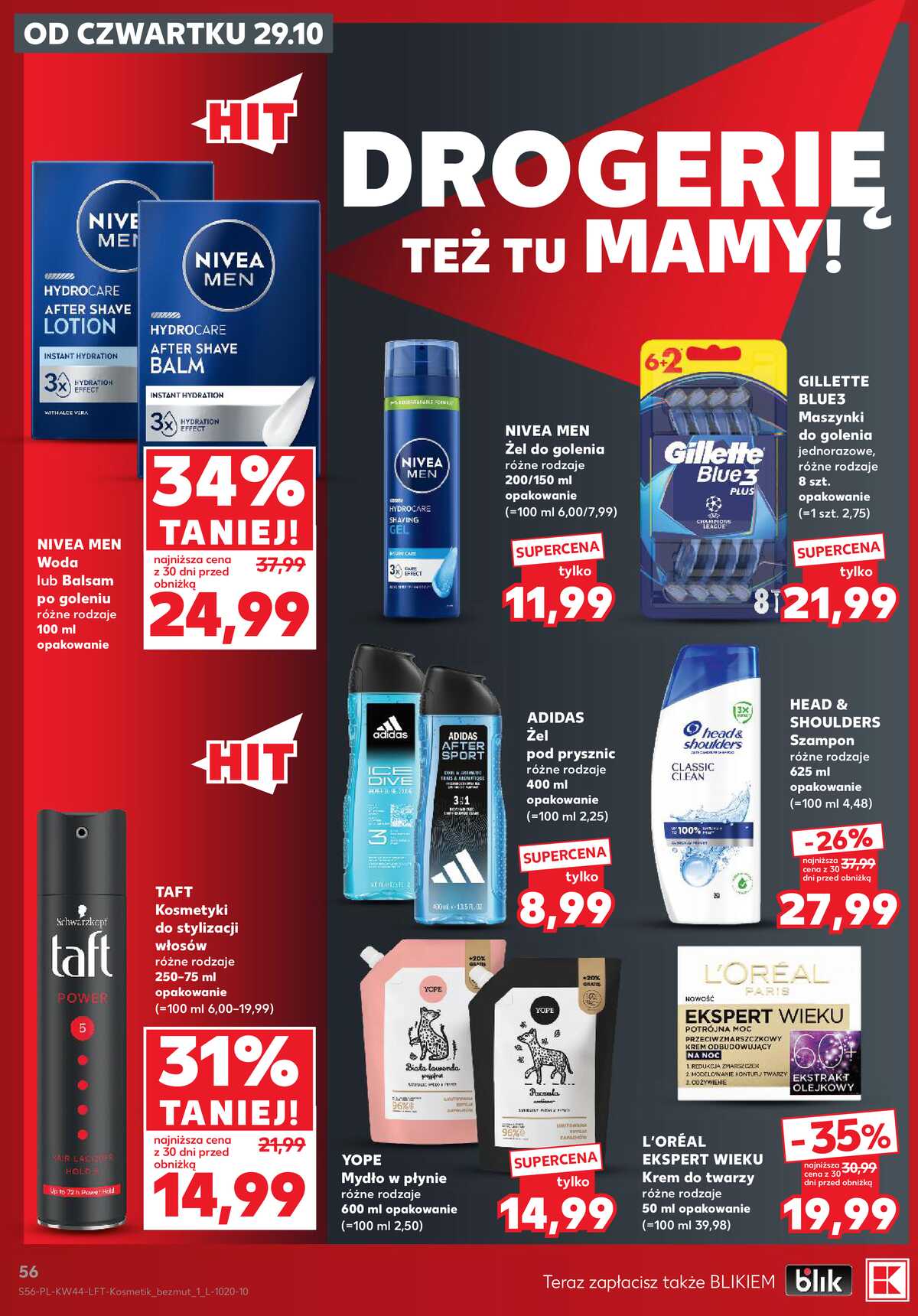 Leták Kaufland Polsko 29.10.-4.11.2026 - Týdenní zpravodaj strana 56
