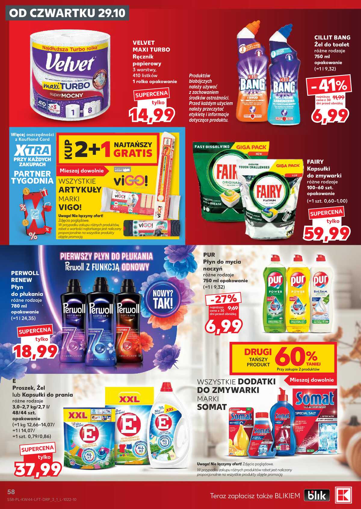 Leták Kaufland Polsko 29.10.-4.11.2026 - Týdenní zpravodaj strana 58