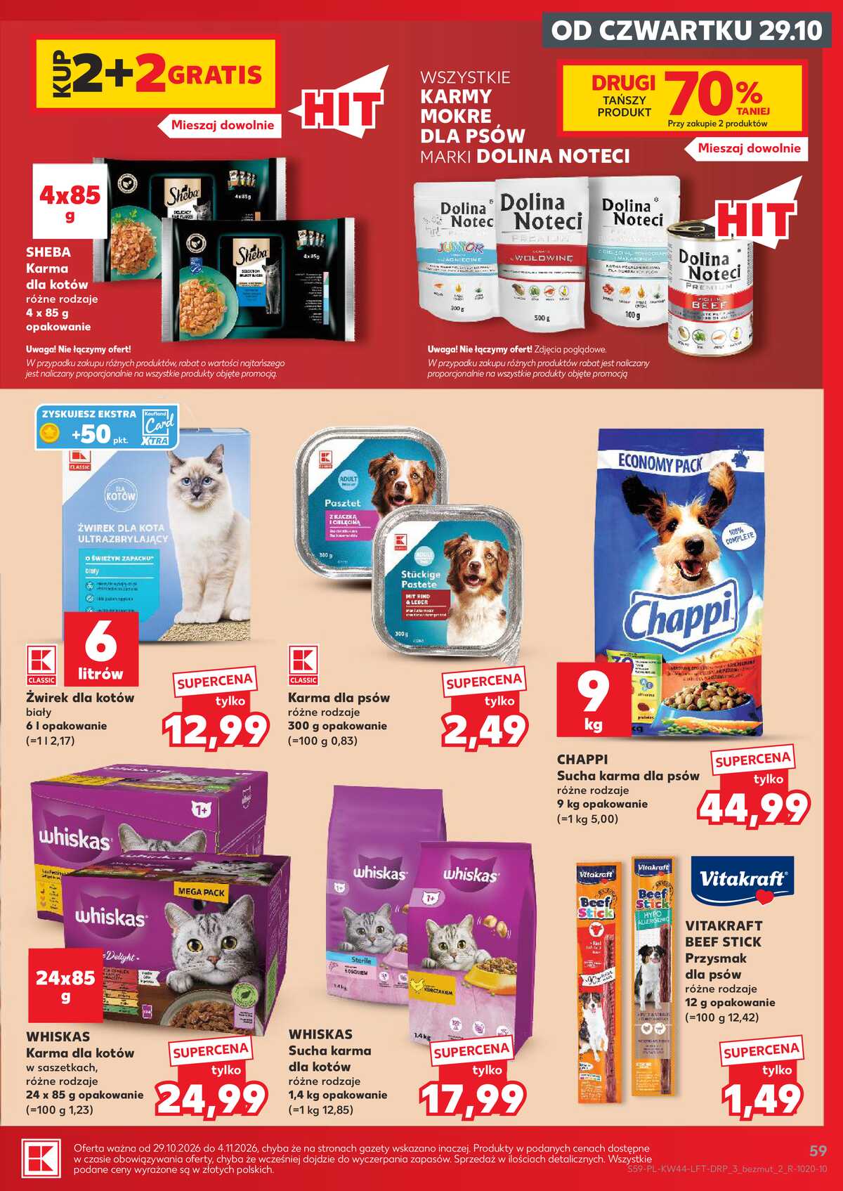 Leták Kaufland Polsko 29.10.-4.11.2026 - Týdenní zpravodaj strana 59