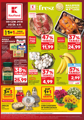 Leták Kaufland Polsko 29.10.-4.11.2026 - Týdenní zpravodaj