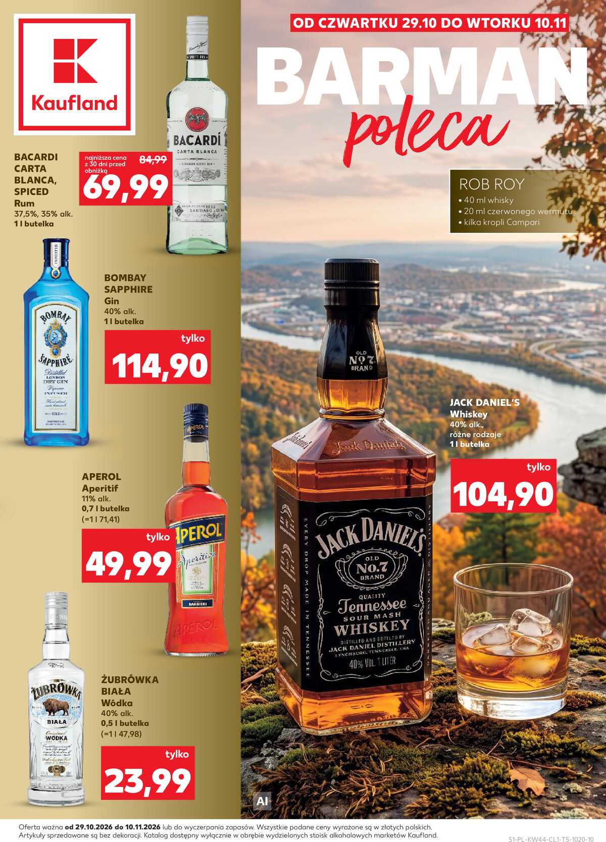 Leták Kaufland Polsko 29.10.-10.11.2026 - Bar v Kauflandu strana 1