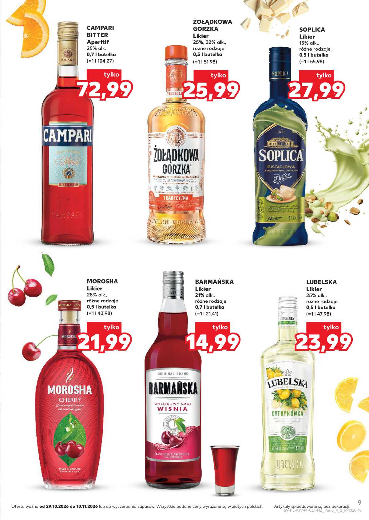 Leták Kaufland Polsko 29.10.-10.11.2026 - Bar v Kauflandu strana 9