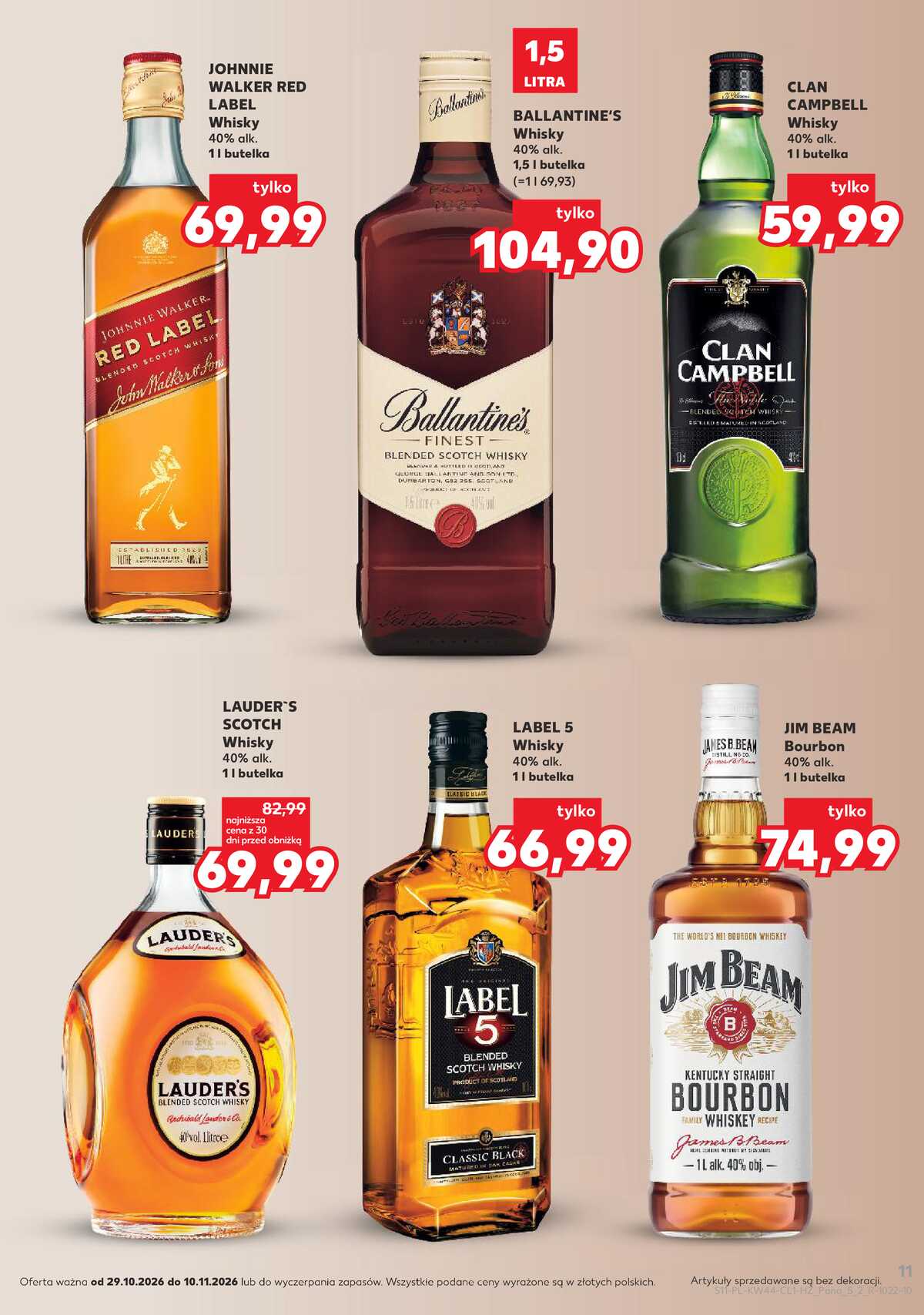 Leták Kaufland Polsko 29.10.-10.11.2026 - Bar v Kauflandu strana 11