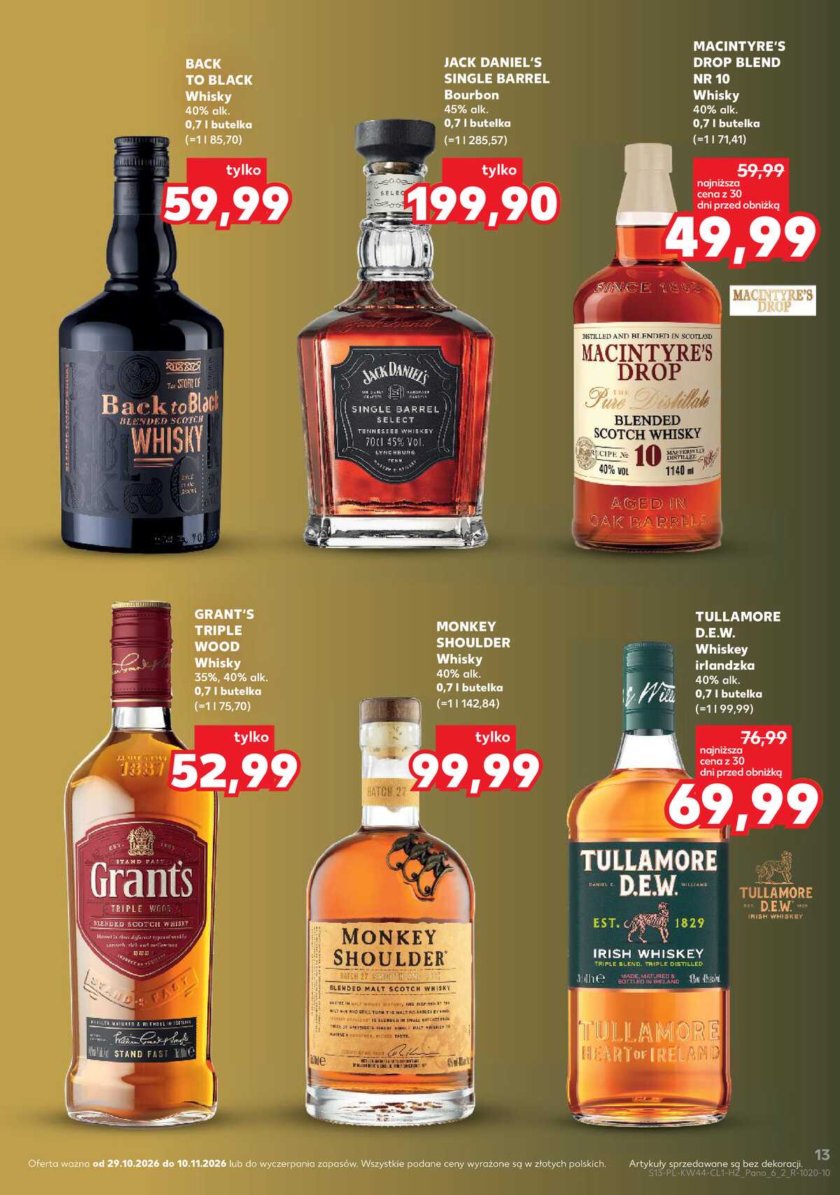 Leták Kaufland Polsko 29.10.-10.11.2026 - Bar v Kauflandu strana 13