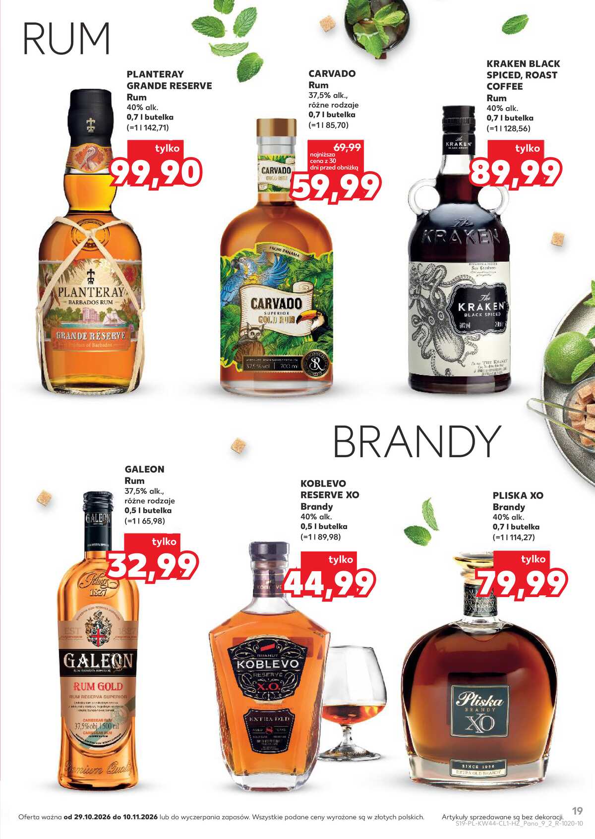 Leták Kaufland Polsko 29.10.-10.11.2026 - Bar v Kauflandu strana 19