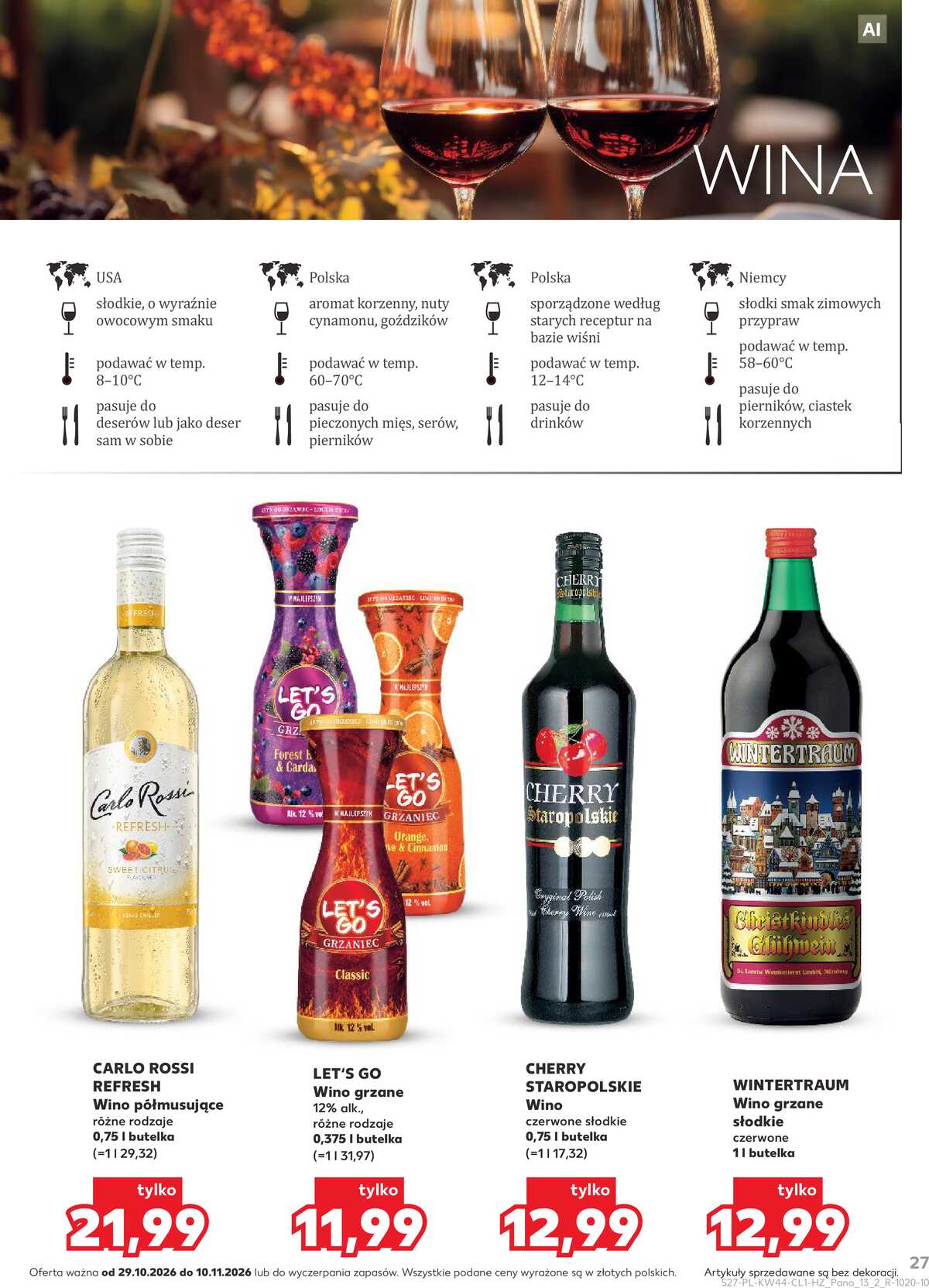 Leták Kaufland Polsko 29.10.-10.11.2026 - Bar v Kauflandu strana 27