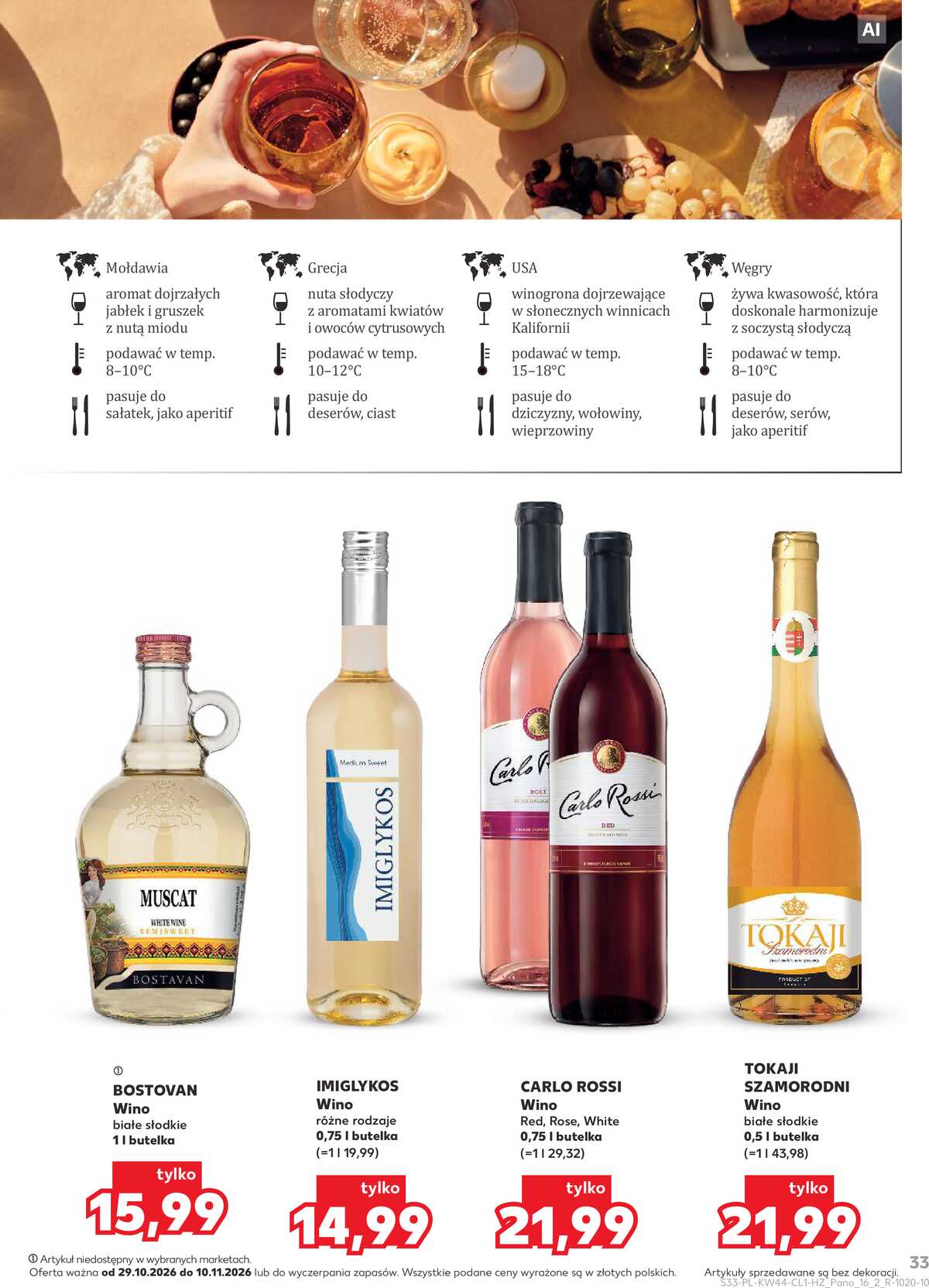 Leták Kaufland Polsko 29.10.-10.11.2026 - Bar v Kauflandu strana 33