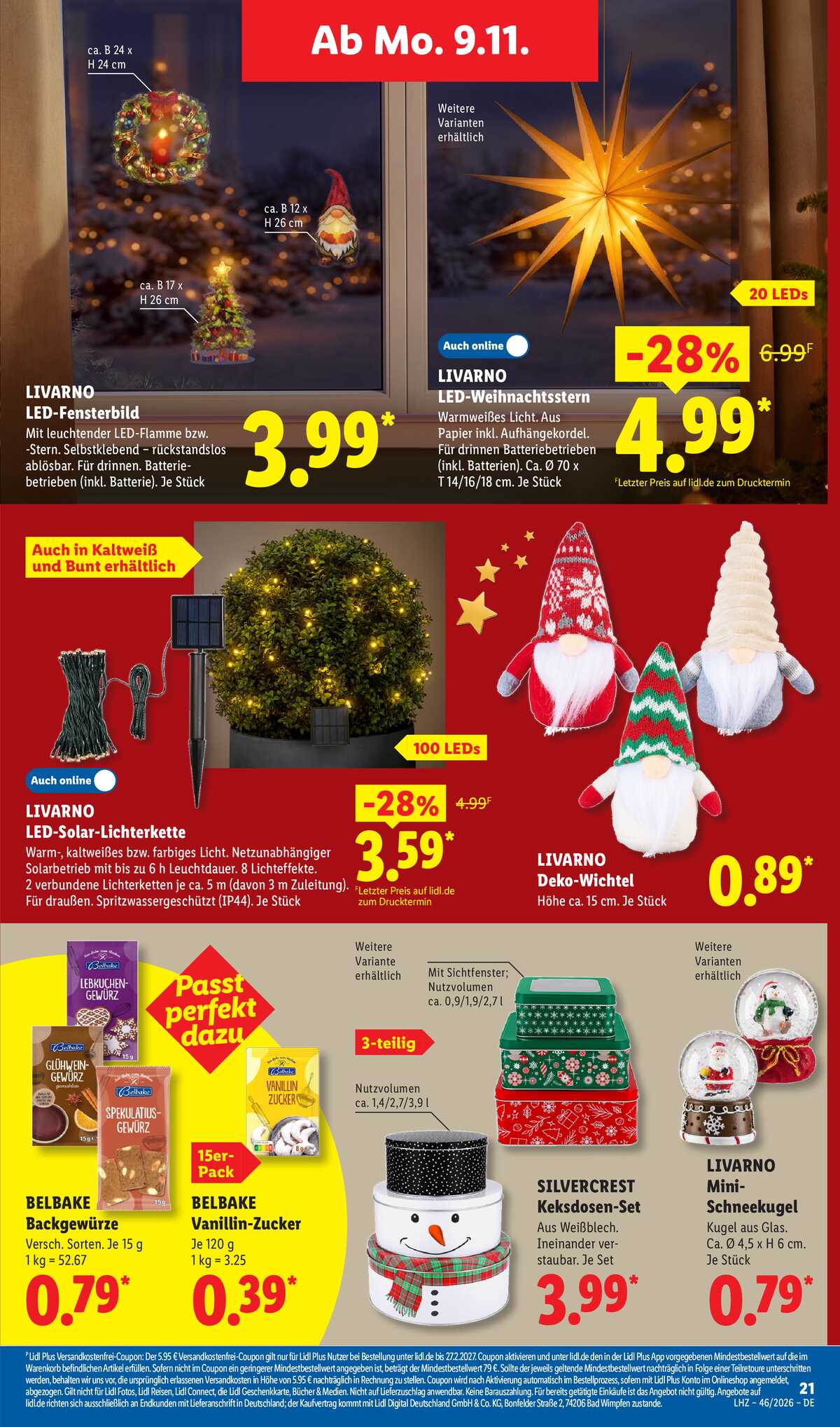 Leták Lidl Německo 9.11.-14.11.2026 strana 9