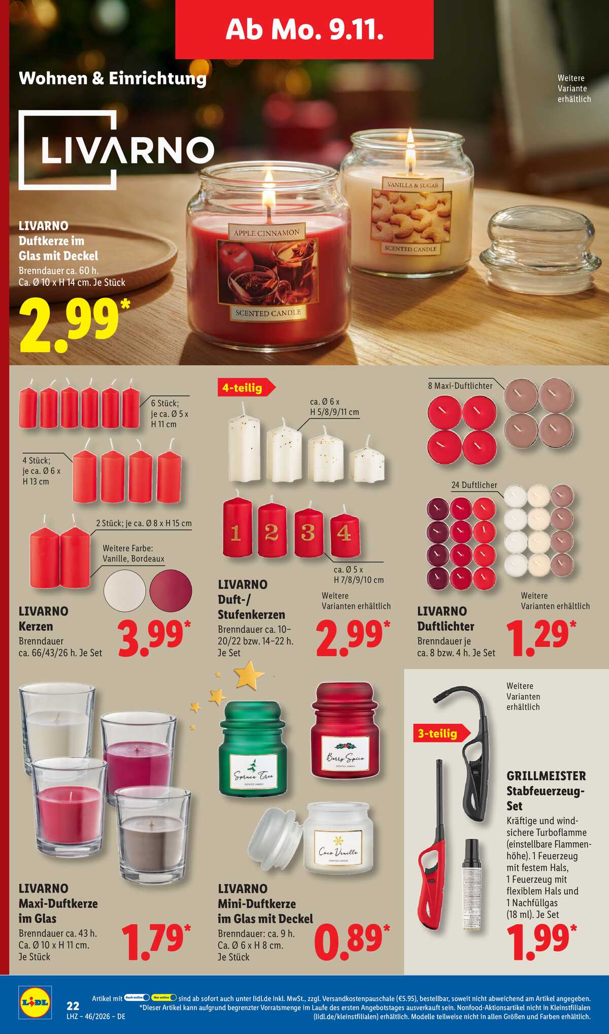 Leták Lidl Německo 9.11.-14.11.2026 strana 10