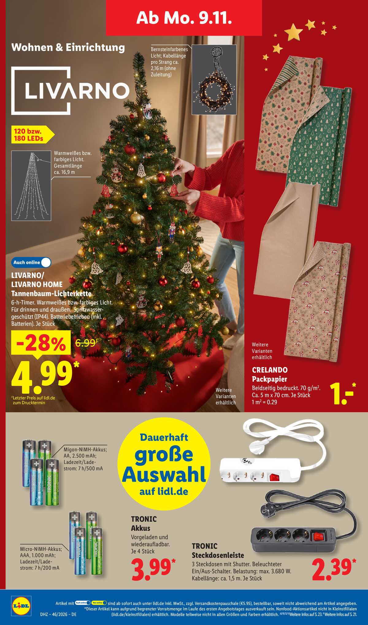 Leták Lidl Německo 9.11.-14.11.2026 strana 12