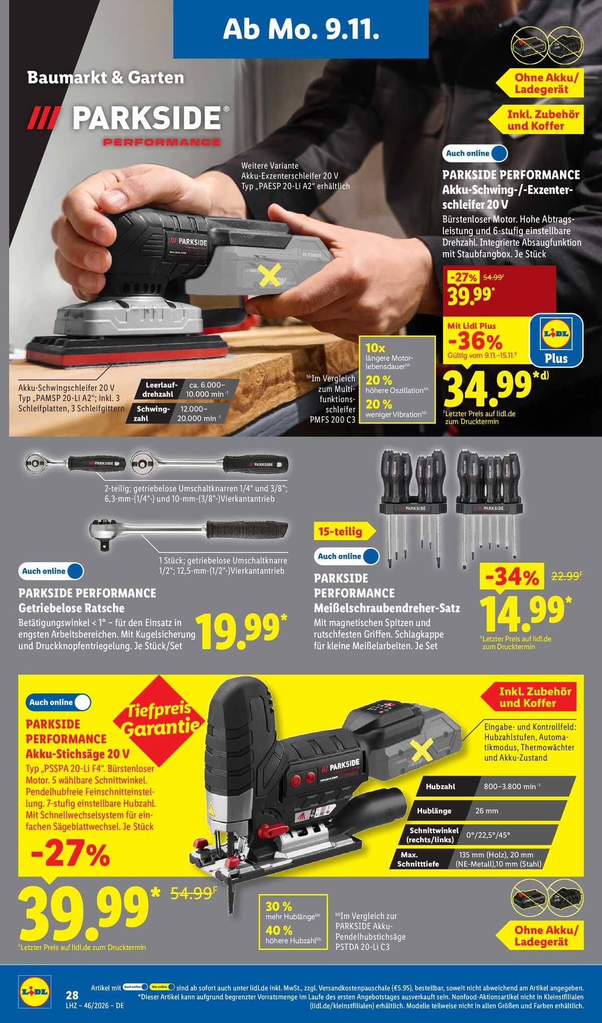 Leták Lidl Německo 9.11.-14.11.2026 strana 16